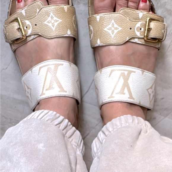 LOUIS VUITTON BOM DIA MULE SLIDES
Size 38 EU 7.5 US USED w/LV BOX &Dust Bag - Picture 3 of 9